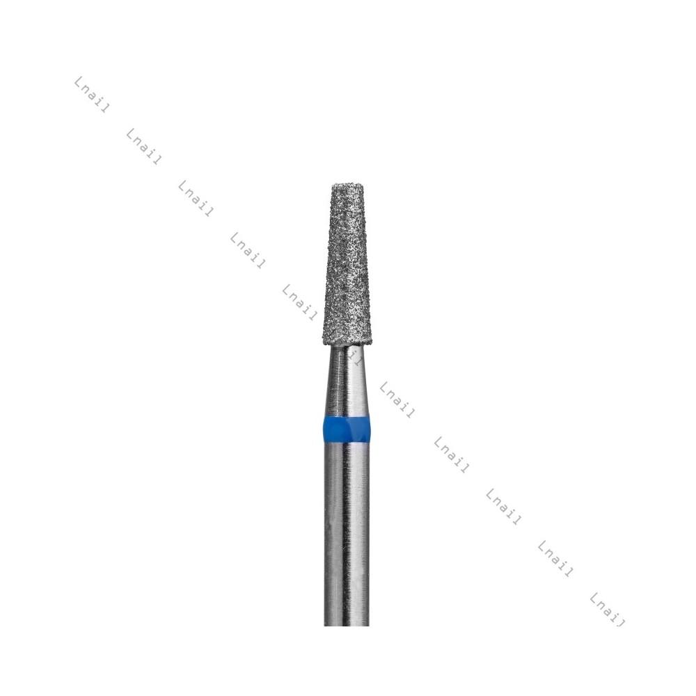 Fresa Diamante Cono Ø2,5 mm Anello Blu LL 8,0 mm