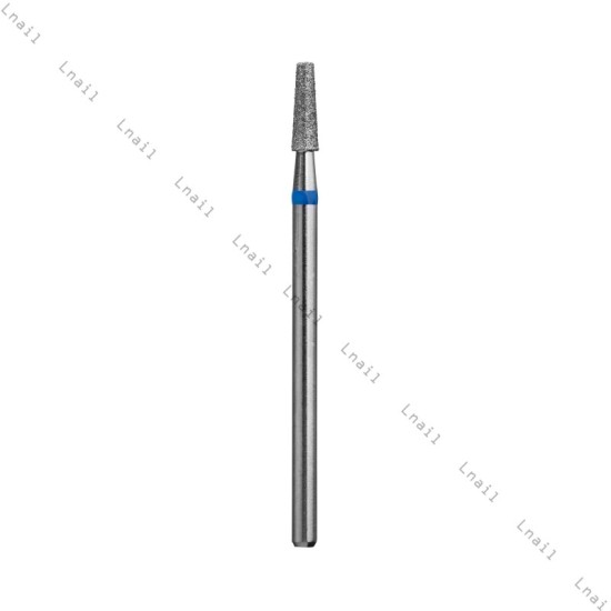 Fresa Diamante Cono Ø2,5 mm Anello Blu LL 8,0 mm