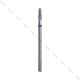 Fresa Diamante Cono Ø2,5 mm Anello Blu LL 8,0 mm