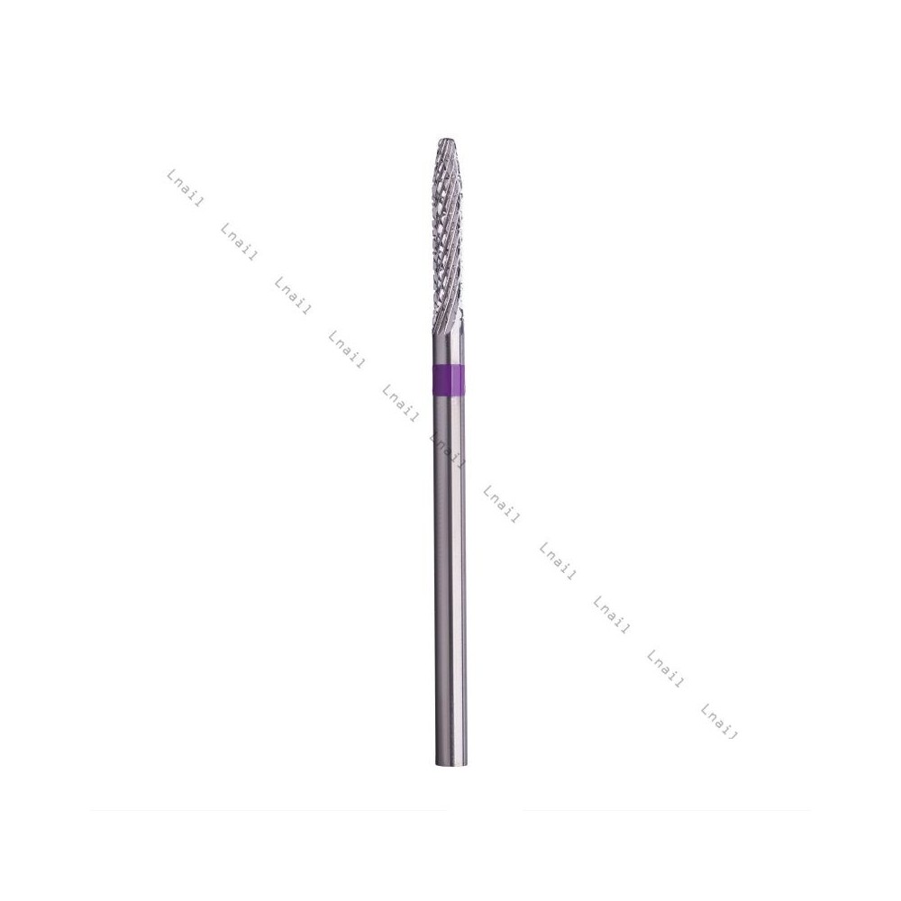 Fresa Cono 2.3mm Viola Taglio Incrociato LL 14.0mm