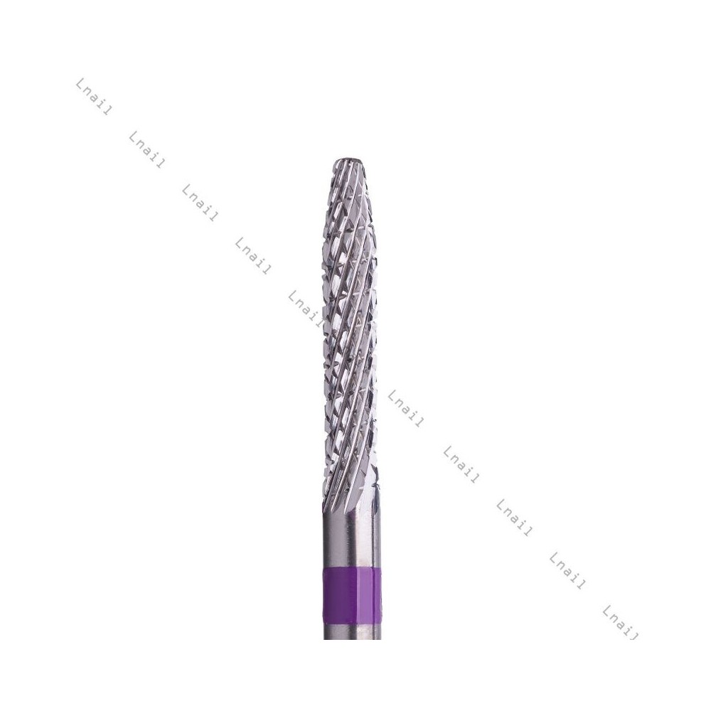 Carbide Bit Cone 2.3mm Violet Cross Cut WL 14.0mm