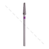 Fresa Cono 4.0mm Viola Taglio Incrociato LL 14.0mm