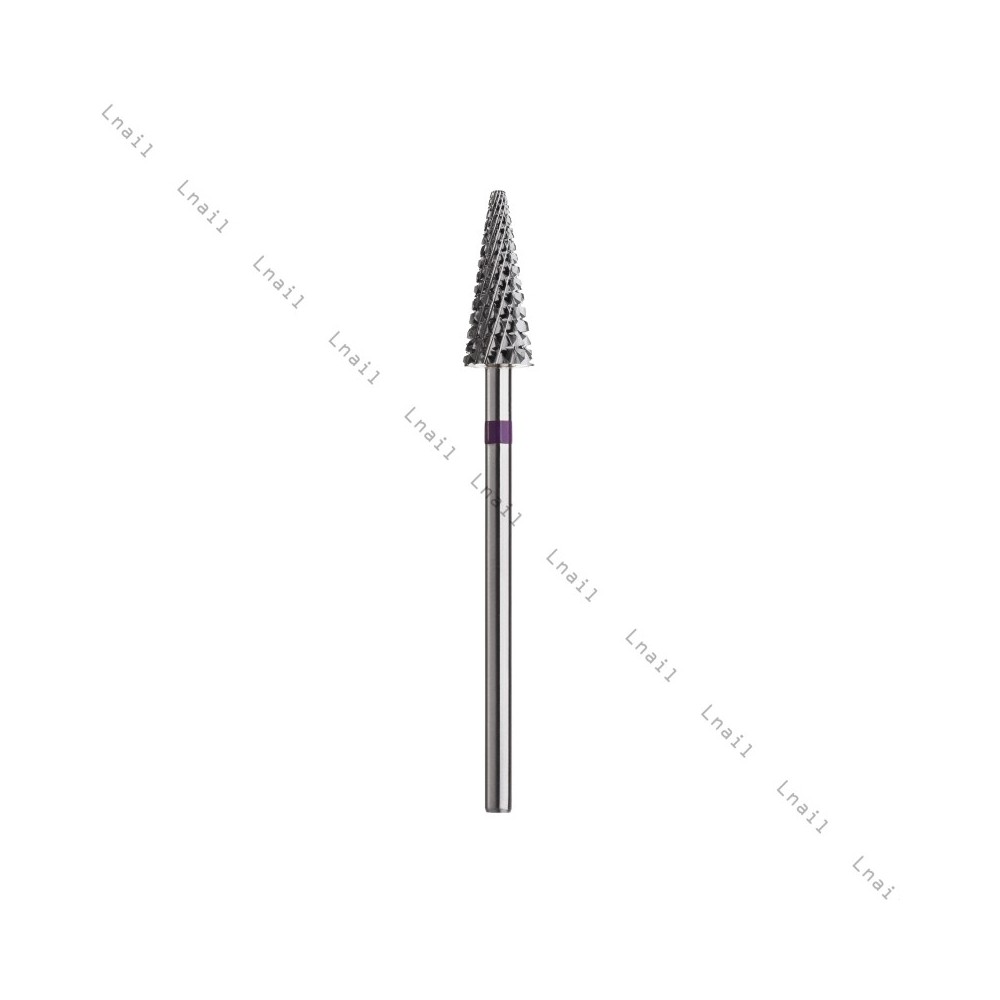Hartmetall Konus 6,0 mm Violett Kreuzverzahnung AL 14,5 mm