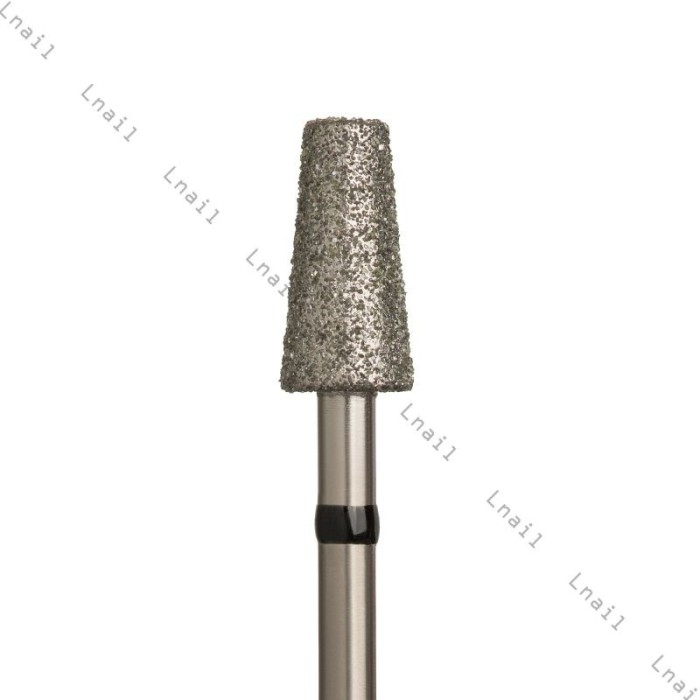 Fresa Diamante Cono Ø5,0 mm Anello Nero LL 10,0 mm