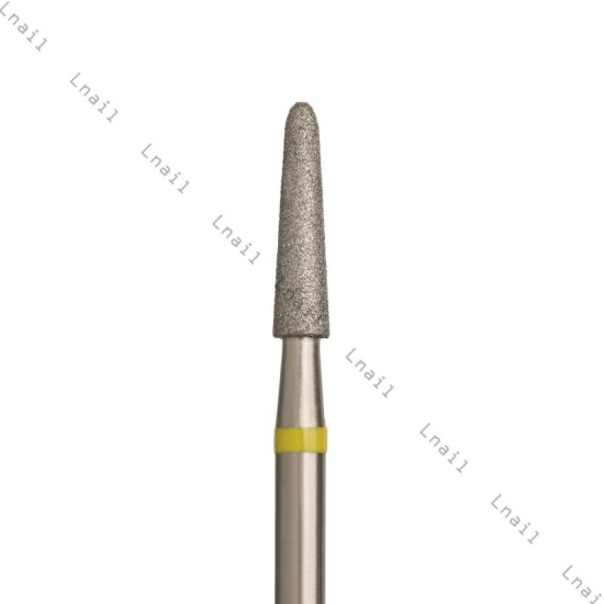 Diamond Bit Cone Ø2.5 mm Yellow Ring WL 10.0 mm