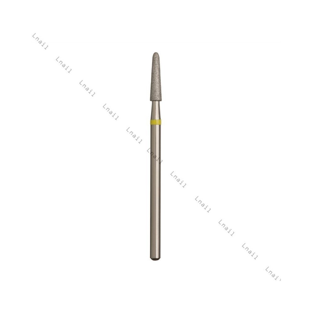 Diamond Bit Cone Ø2.5 mm Yellow Ring WL 10.0 mm