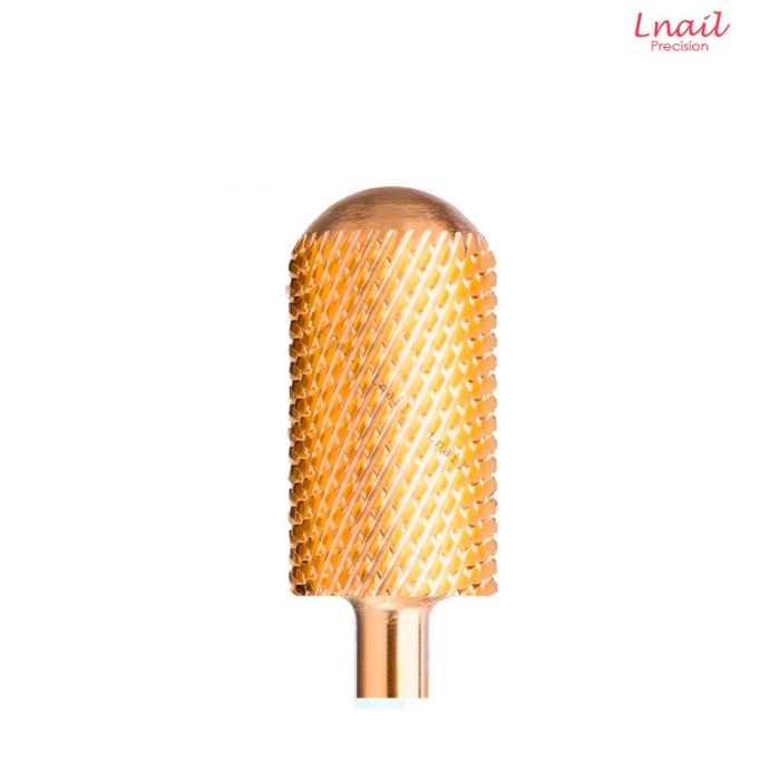 Hartmetall Zylinder 6,6 mm Mittel Gold Kreuzverzahnung AL 12,7 mm L/R