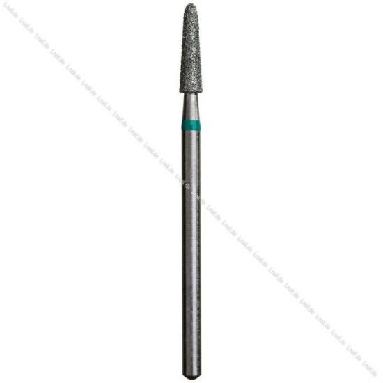 Fresa Diamante Cono Ø2,7 mm Anello Verde LL 10,0 mm