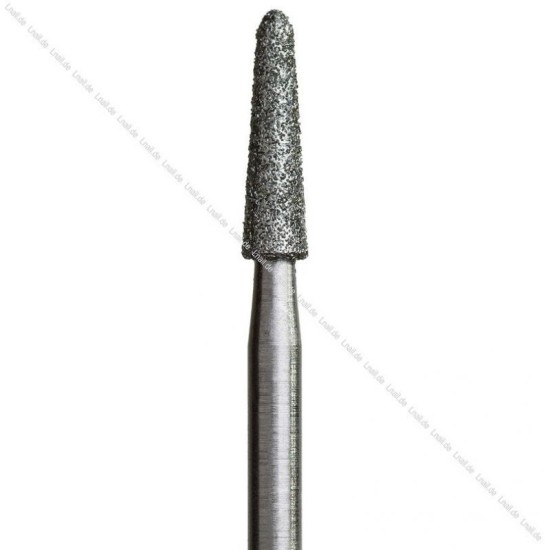 Diamond Bit Cone Ø2.7 mm Blue Ring WL 10.0 mm – Nail Drill Bit