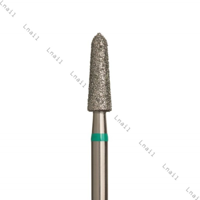 Diamantfräser Konus Ø3,3 mm Grüner Ring AL 10,0 mm
