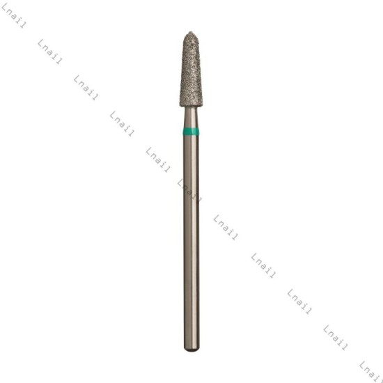 Fresa Diamante Cono Ø3,3 mm Anello Verde LL 10,0 mm