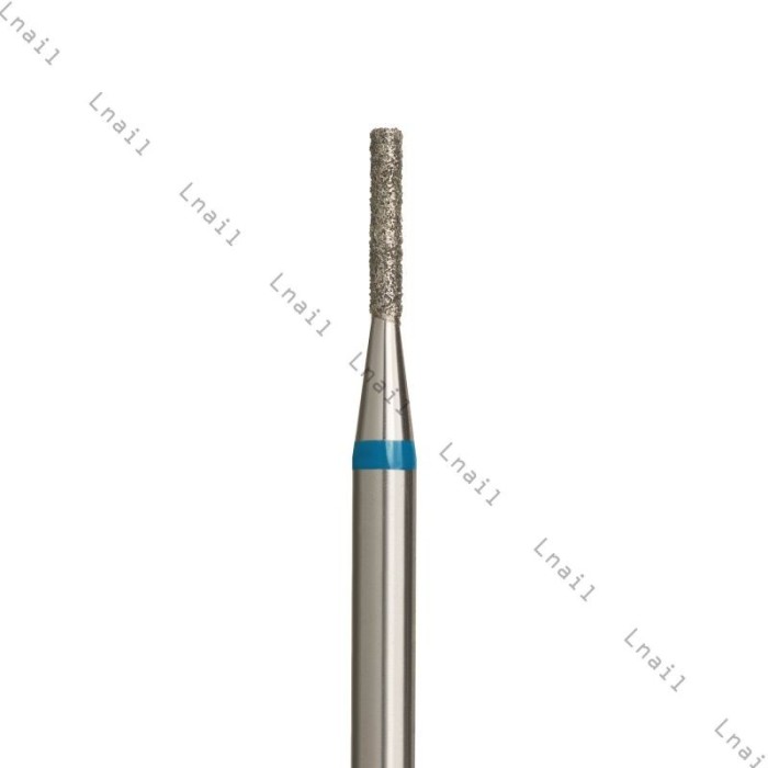 Fresa Diamante Cilindro Ø1,0 mm Anello Blu LL 6,0 mm