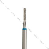 Fresa Diamante Cilindro Ø1,0 mm Anillo Azul LT 6,0 mm