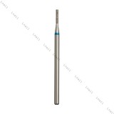 Fresa Diamante Cilindro Ø1,0 mm Anello Blu LL 6,0 mm