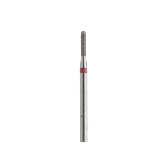 Fresa Diamante Cilindro Ø1,8 mm Anillo Rojo LT 8,0 mm