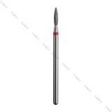 Fresa Diamante Llama Ø1,8 mm Anillo Rojo LT 8,0 mm