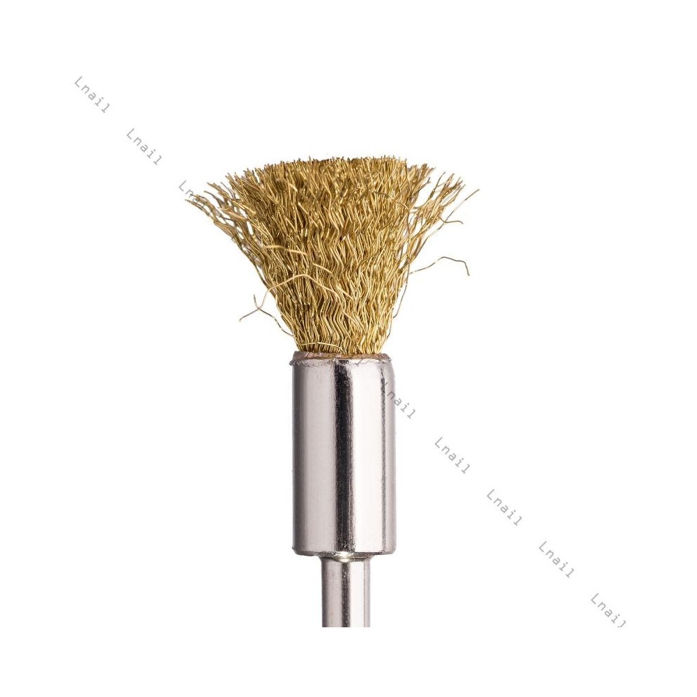 Brass Cleaning Brush Ø8.0 mm for Nail Bits | Lnail