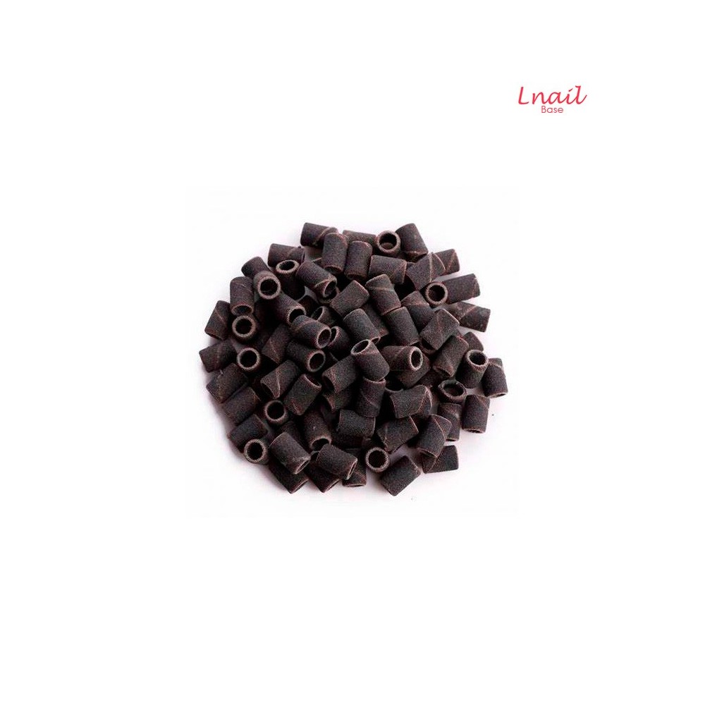 Bandas abrasivas 240# negras Ø7,0mm 50 uds | Lnail