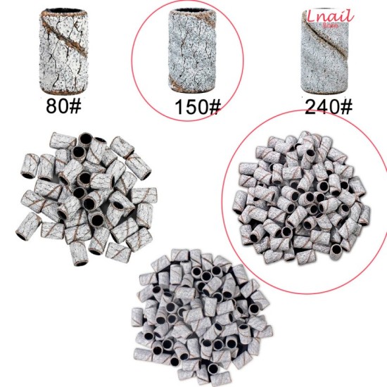 Schleifbänder 150# Zebra Ø7,0mm 50 Stück | Lnail