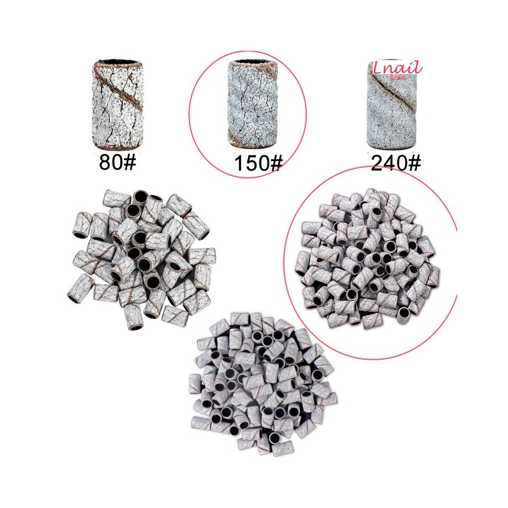 Bandas abrasivas 150# Zebra Ø7,0mm 50 uds | Lnail