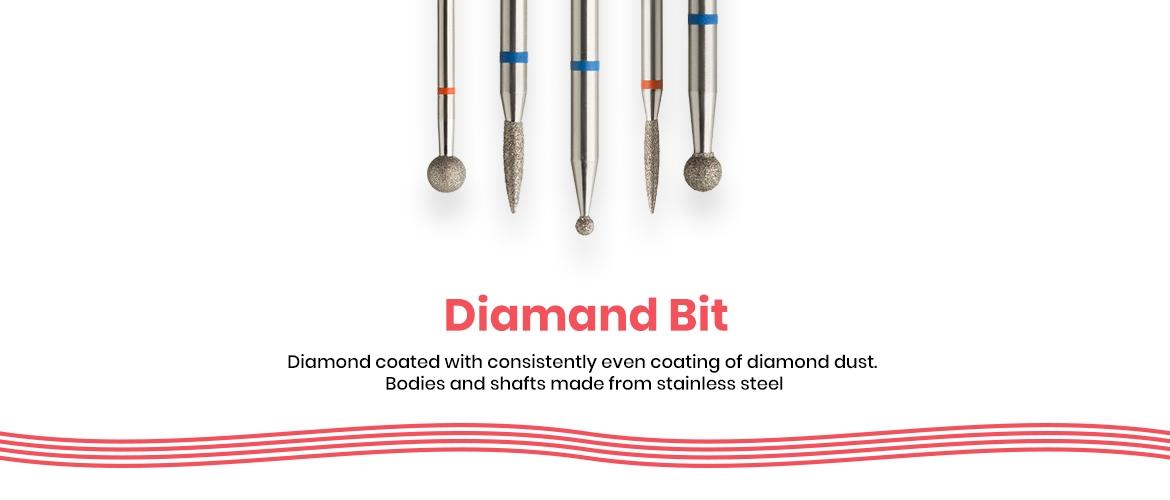 Daimond bits Ideal for cuticle clean